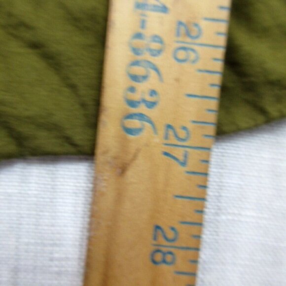 Hurley Tee Shirt Men Medium Green Short Sleeve Spell Out Logo Crew Neck High Low - Picture 9 of 9